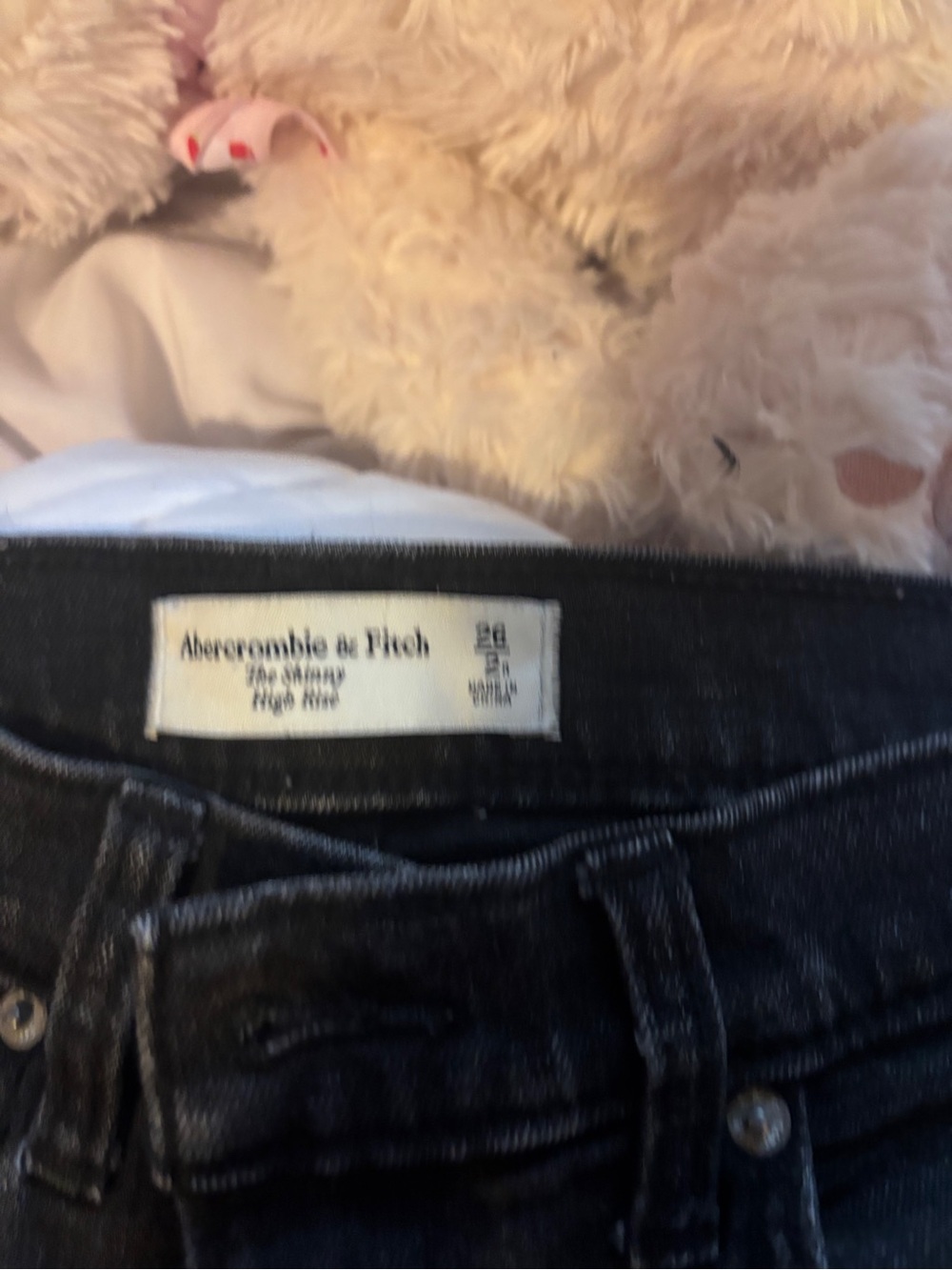 Abercrombie & Fitch Black Straight Leg Jeans - Picture 2 of 5